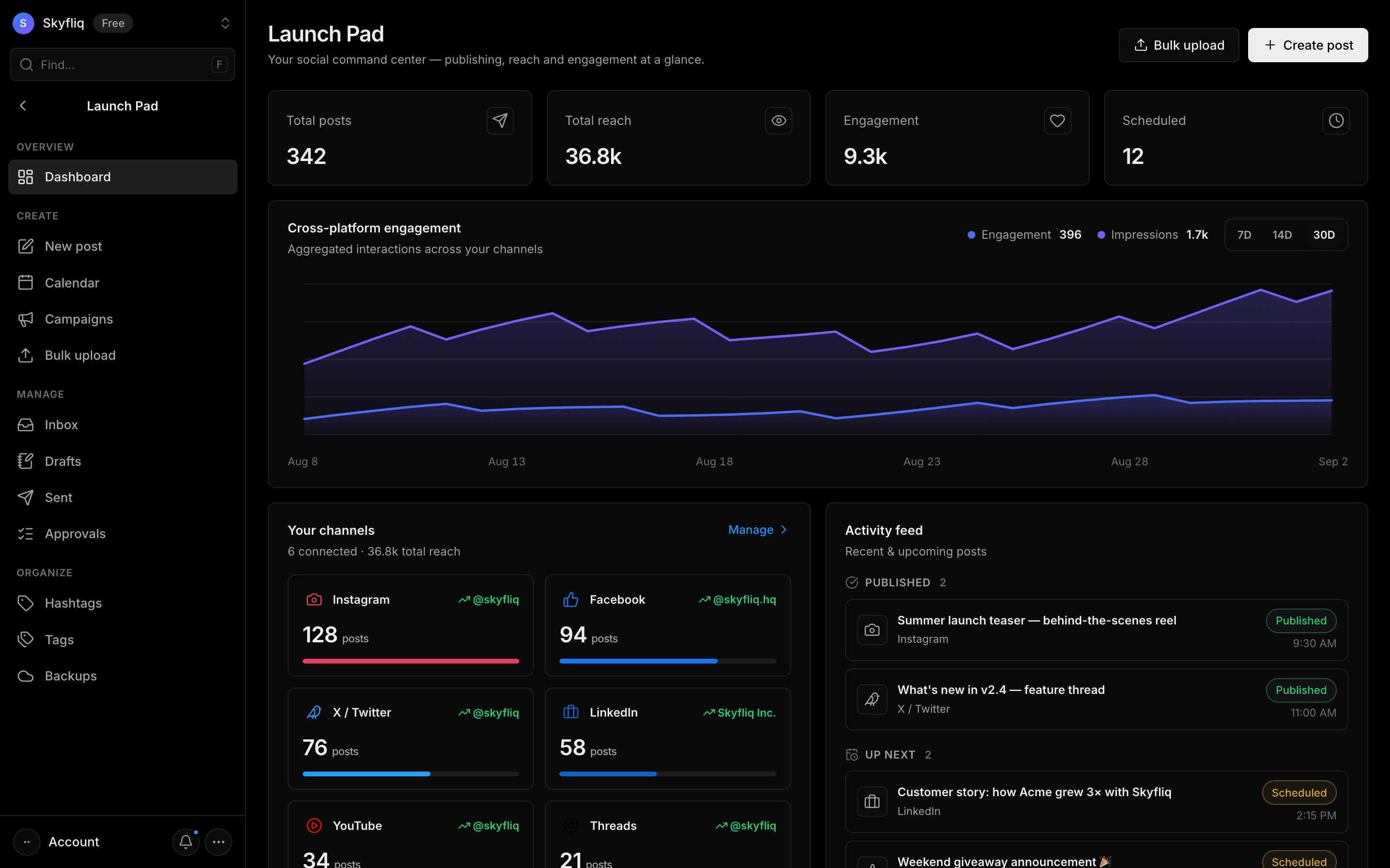 Launch Pad screenshot