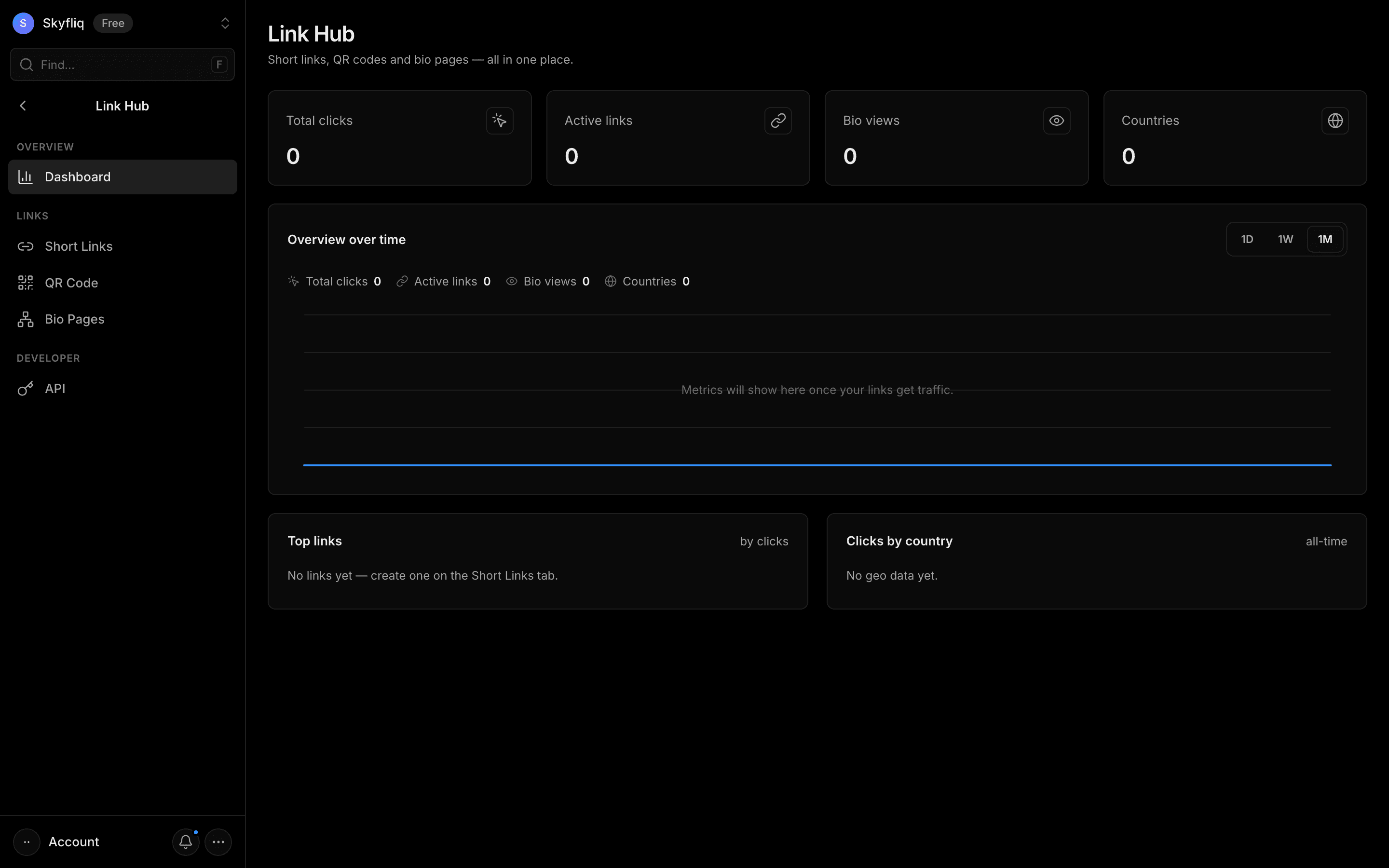 Link Hub screenshot
