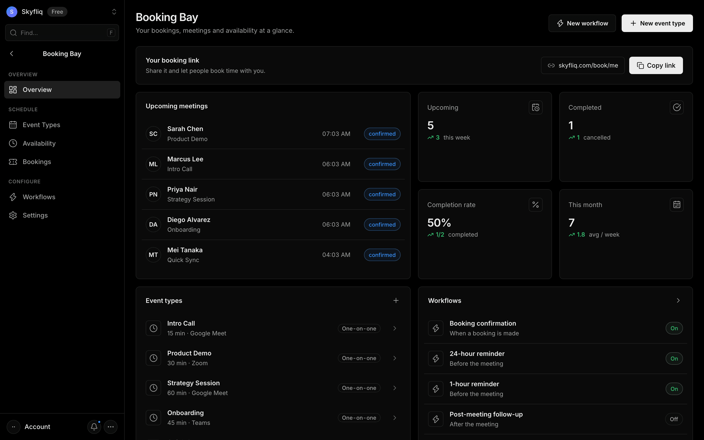 Booking Bay screenshot