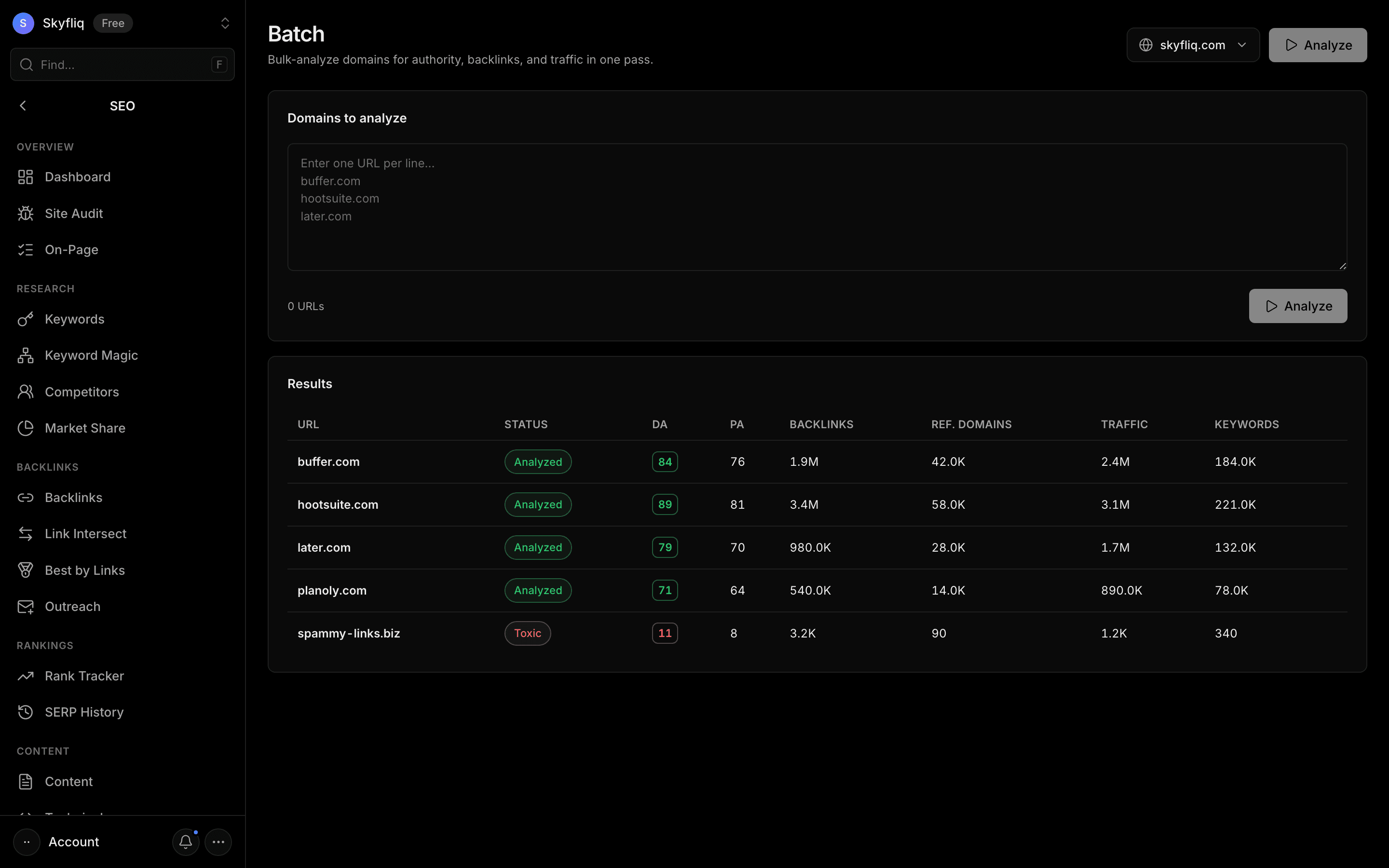 Many Pages screenshot