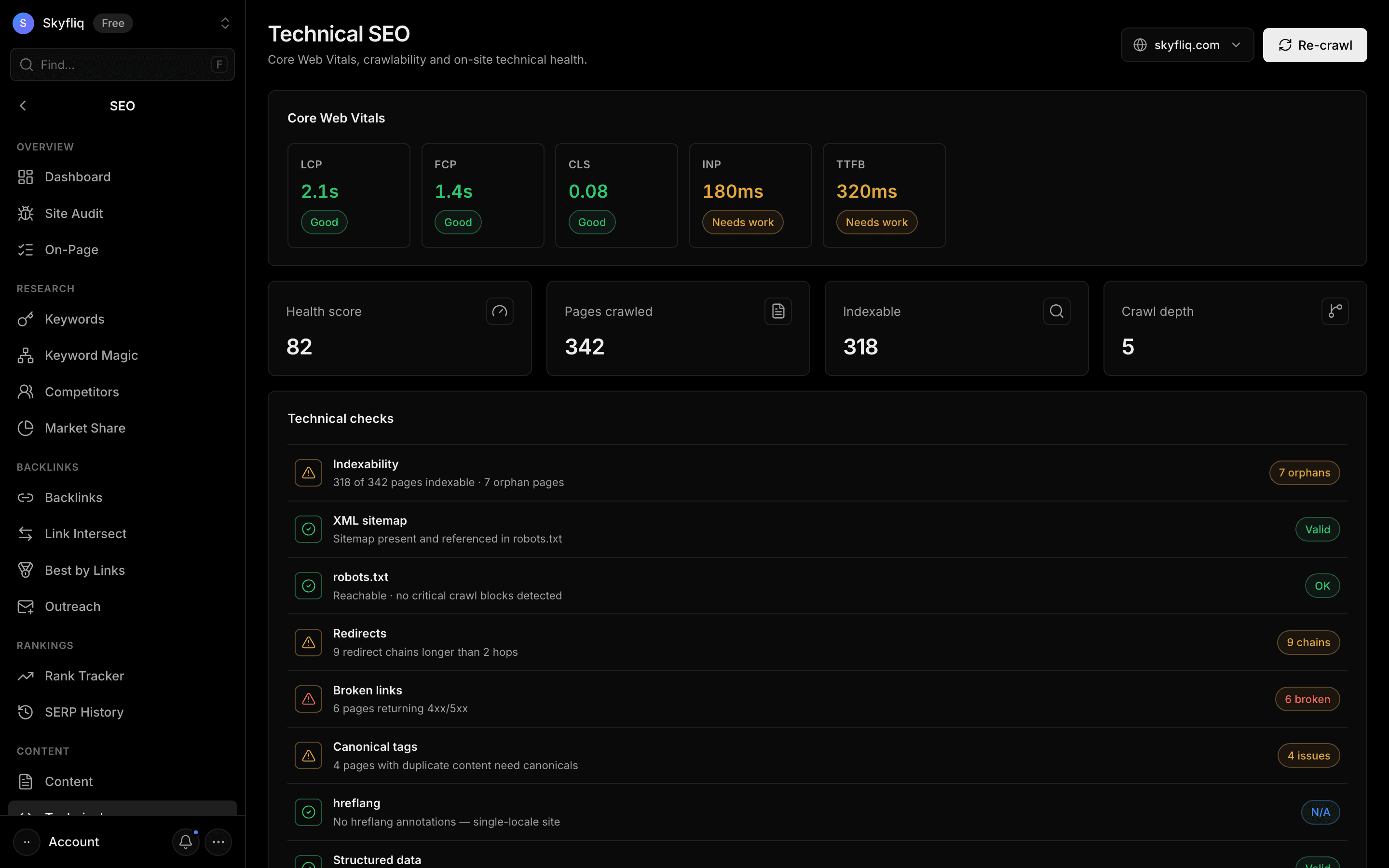 Speed & Tech screenshot