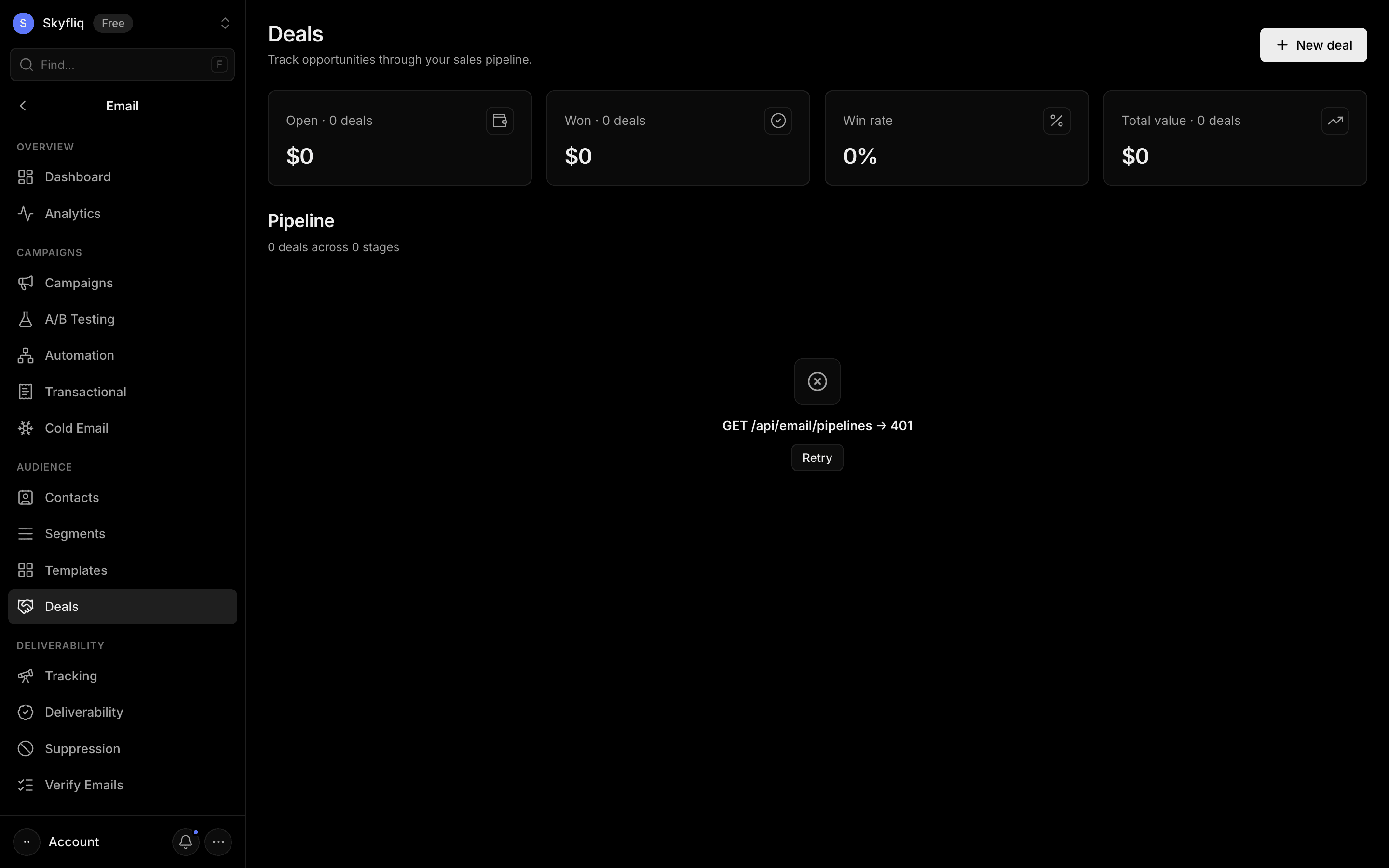 Deals screenshot